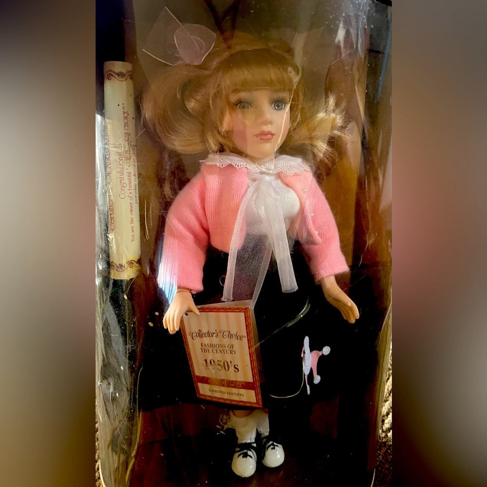 Limited Edition Collector’s Choice Authentic 1950’s Genuine Porcelain Doll!!!